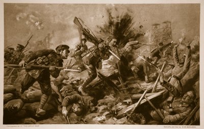 Durchbruch durch die deutschen Schützengräben bei Loos, 25. September 1915, 1914-19 von Charles Mills Sheldon